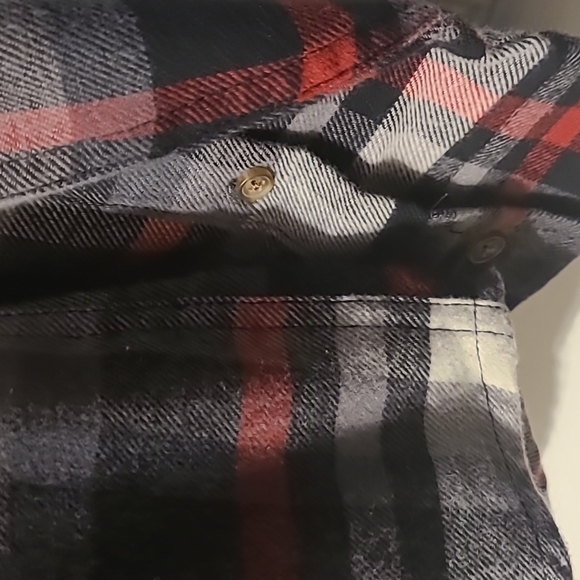 LEE BRAND MEN'S FLANNEL SHIRT SIZE MEDIUM - Picture 6 of 9
